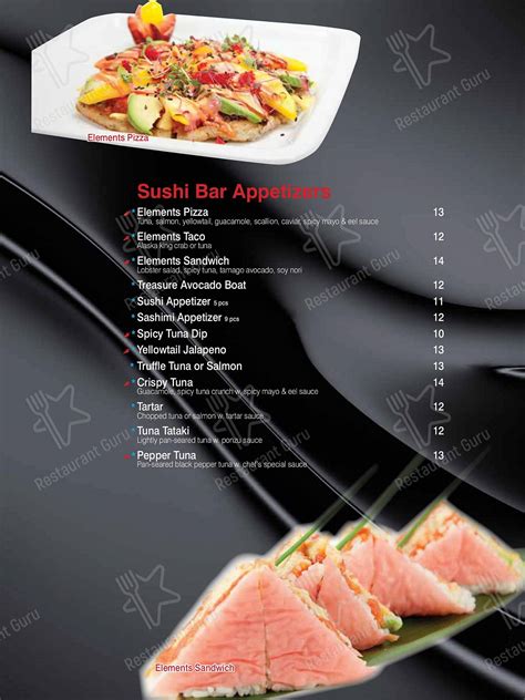 6 elements sushi-asian cuisine & bar menu|6 elements sushi merrick.